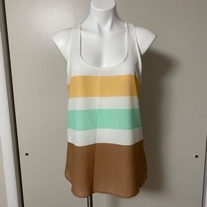 5/48 Sheer Striped Tank